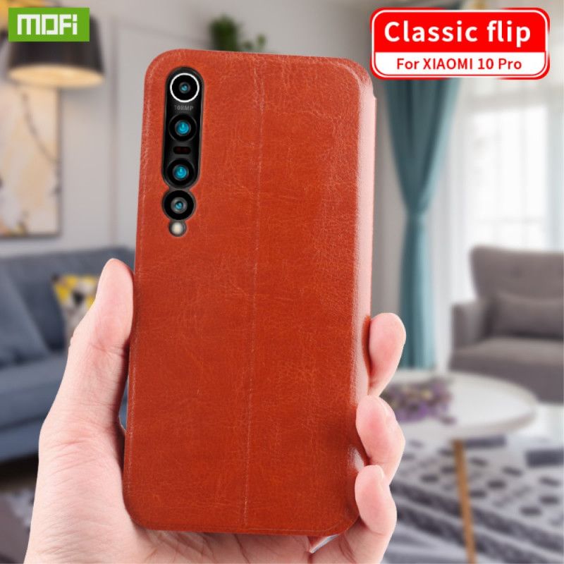 Folio-hoesje Xiaomi Mi 10 / 10 Pro Magenta Zwart Mofi