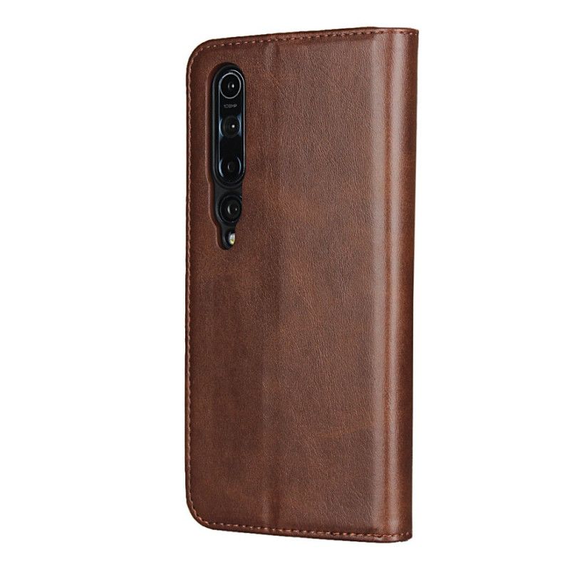 Folio-hoesje Xiaomi Mi 10 / 10 Pro Rood Zwart Telefoonhoesje Elegant Splitleer