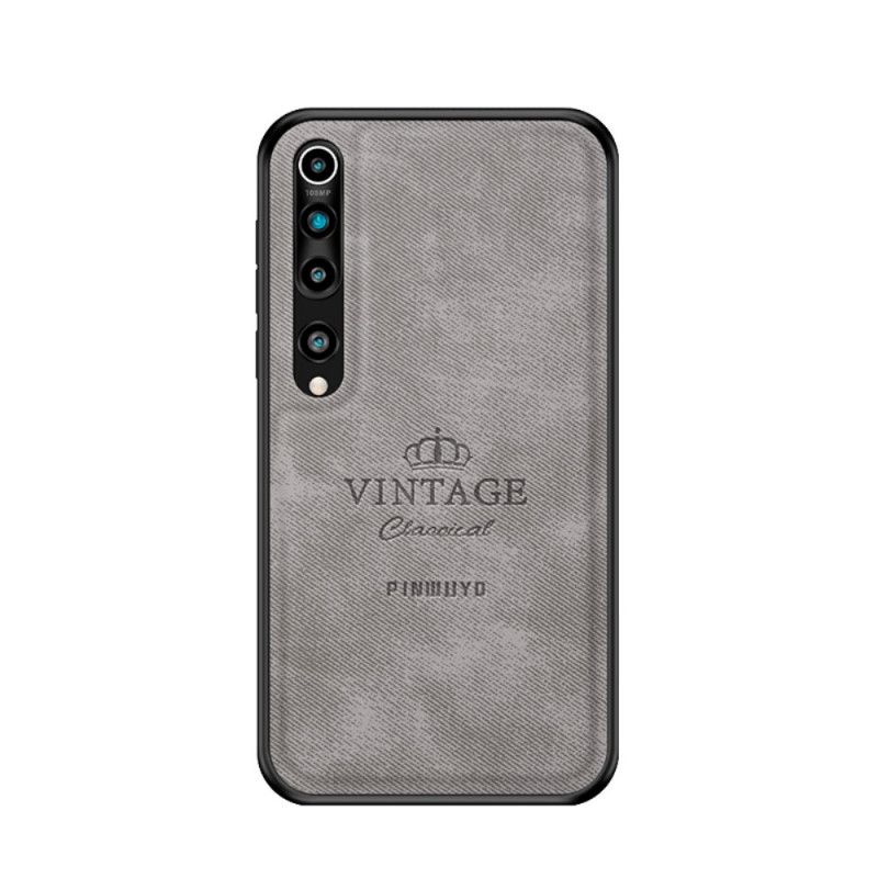 Hoesje voor Xiaomi Mi 10 / 10 Pro Grijs Zwart Pro Eervolle Vintage Pinwuyo