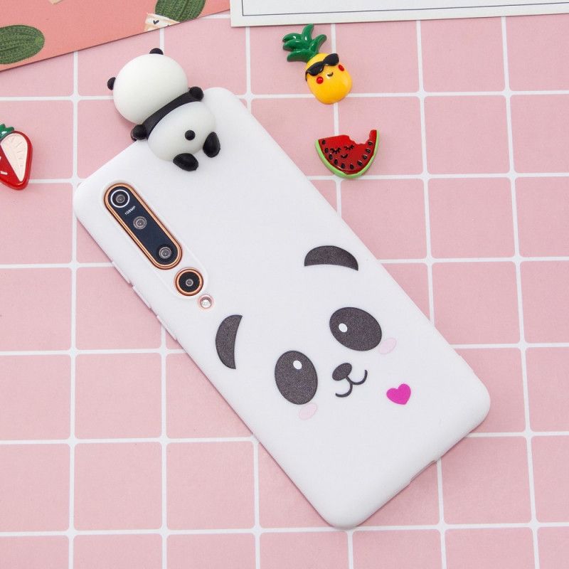 Hoesje voor Xiaomi Mi 10 / 10 Pro Liefde Panda 3D