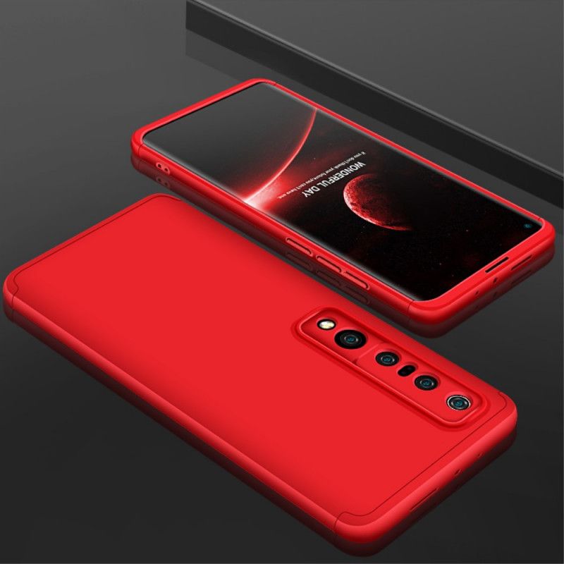 Hoesje voor Xiaomi Mi 10 / 10 Pro Rood Zwart Afneembare Gkk