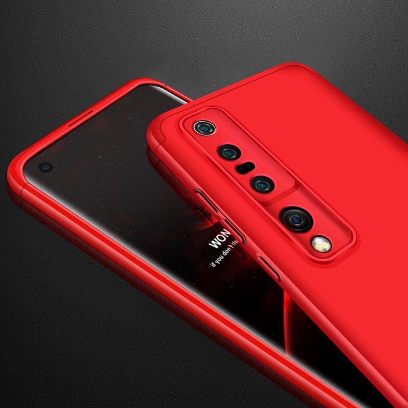 Hoesje voor Xiaomi Mi 10 / 10 Pro Rood Zwart Afneembare Gkk