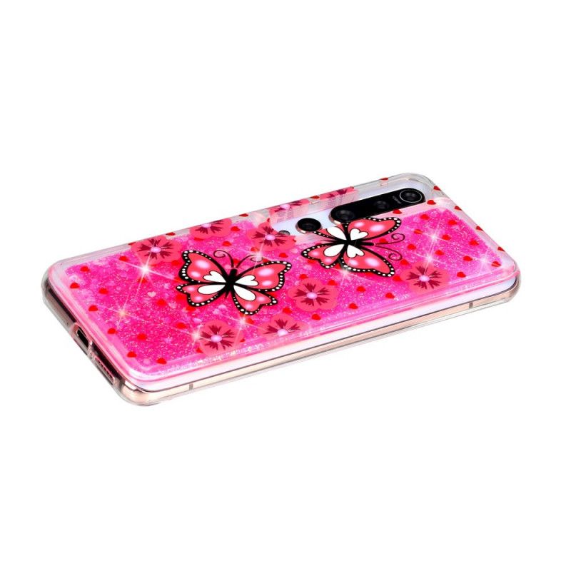 Hoesje voor Xiaomi Mi 10 / 10 Pro Vlinder Glitter