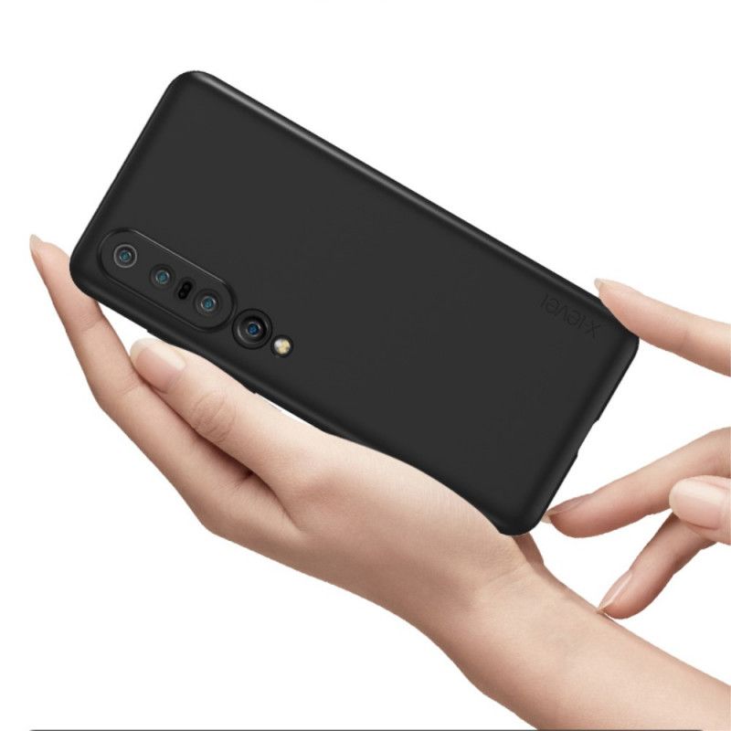 Hoesje Xiaomi Mi 10 / 10 Pro Donkerrood Zwart Pro Guardian Serie X-Level