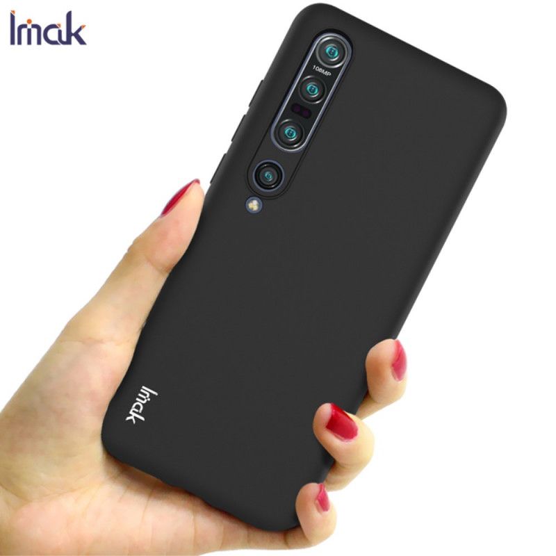 Hoesje Xiaomi Mi 10 / 10 Pro Groen Zwart Pro Uc-1 Serie Siliconen Mat Imak