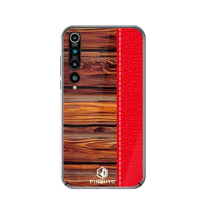 Hoesje Xiaomi Mi 10 / 10 Pro Rood Zwart Dennen Dun Serie Pinwuyo