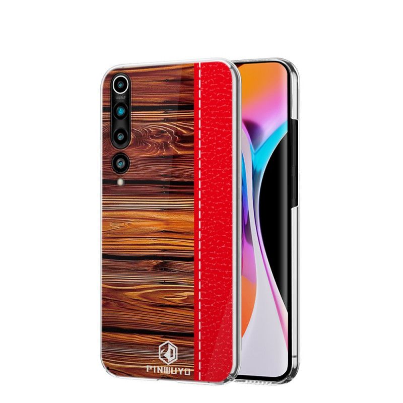 Hoesje Xiaomi Mi 10 / 10 Pro Rood Zwart Dennen Dun Serie Pinwuyo