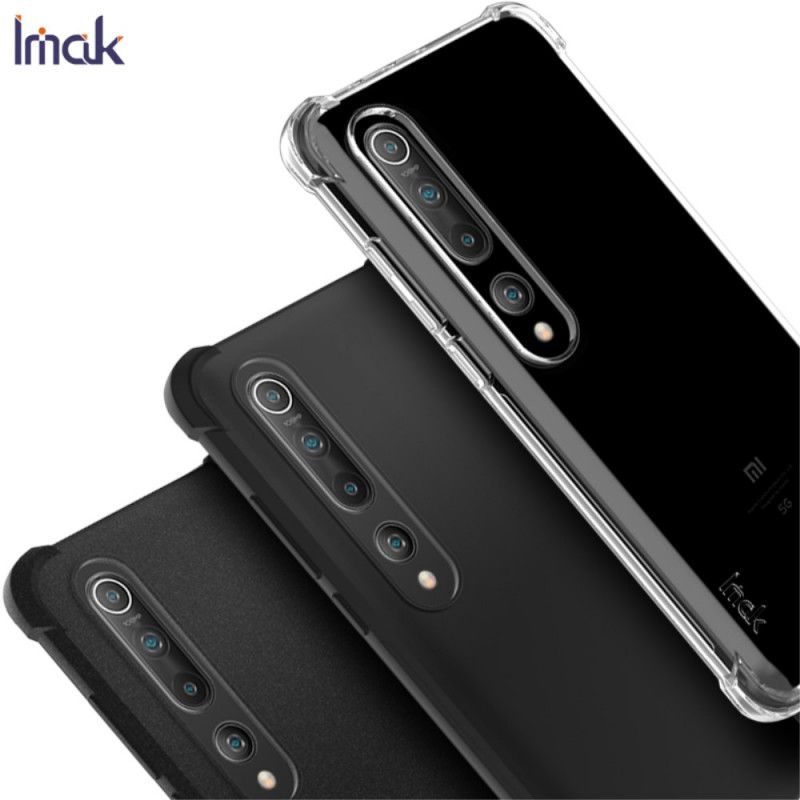 Hoesje Xiaomi Mi 10 / 10 Pro Transparant Flexibele Siliconen Met Imak-Schermfolie