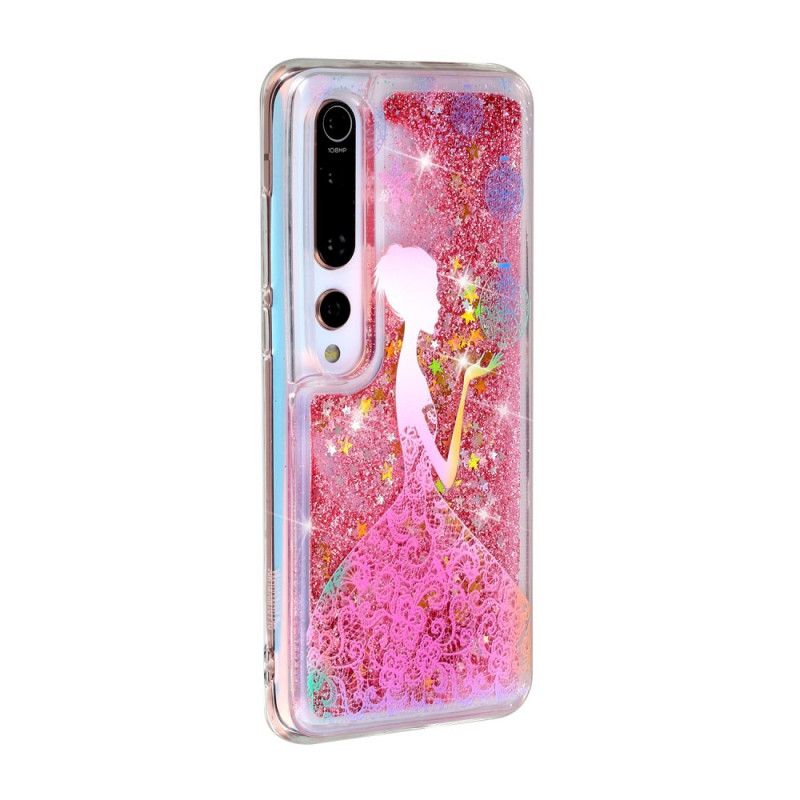 Hoesje Xiaomi Mi 10 / 10 Pro Vrouw Glitter