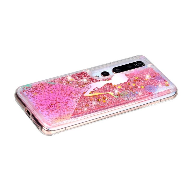 Hoesje Xiaomi Mi 10 / 10 Pro Vrouw Glitter