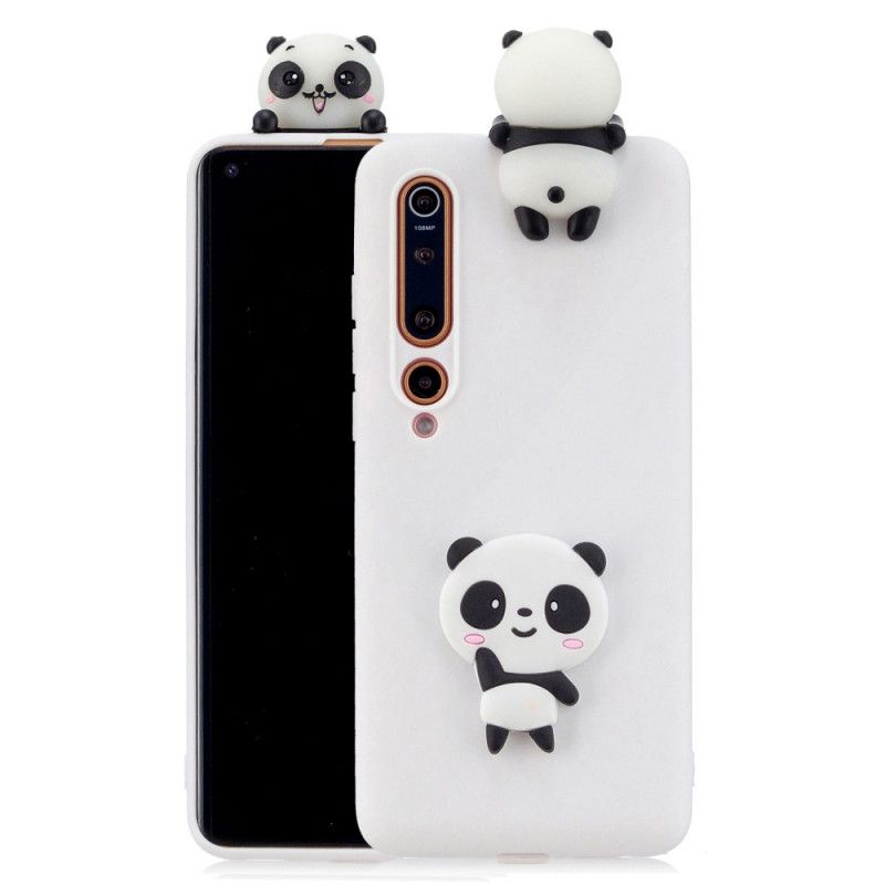 Hoesje Xiaomi Mi 10 / 10 Pro Zwart Mijn 3D Panda