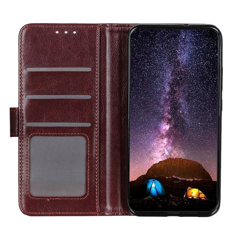 Leren Hoesje voor Xiaomi Mi 10 / 10 Pro Donkerblauw Zwart Discreet Leereffect