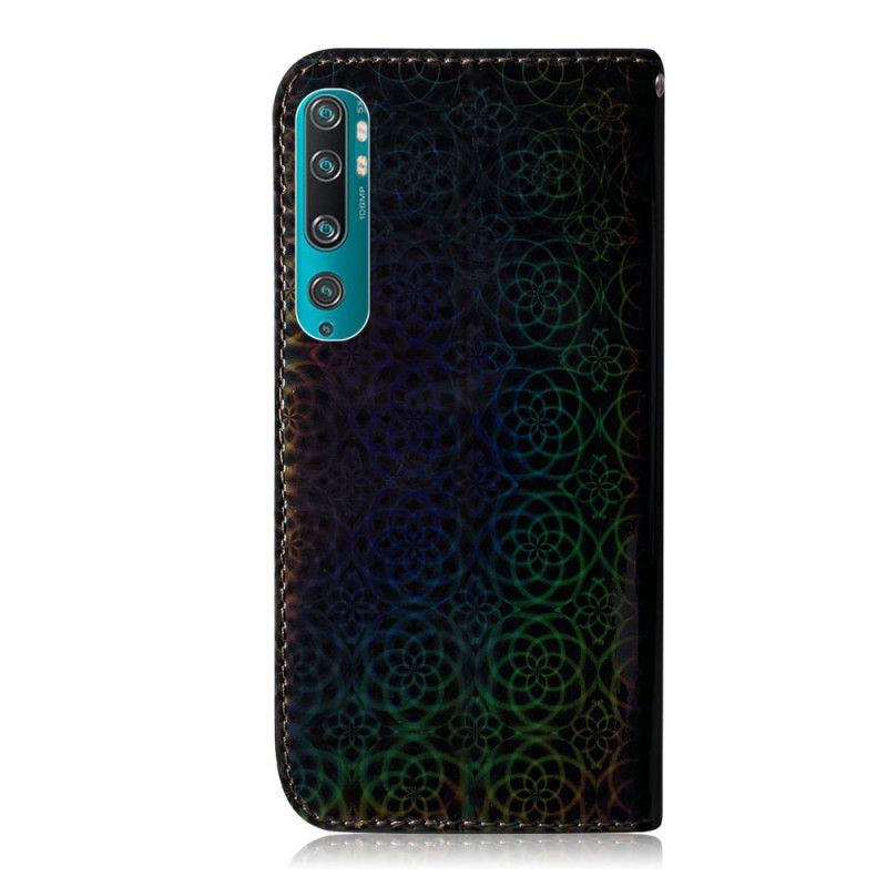 Leren Hoesje voor Xiaomi Mi 10 / 10 Pro Lichtblauw Zwart Pure Kleur