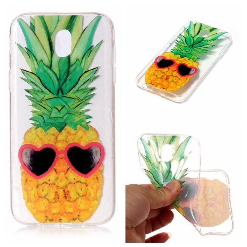 Case Hoesje Samsung Galaxy J3 2017 Telefoonhoesje Ananas Incognito