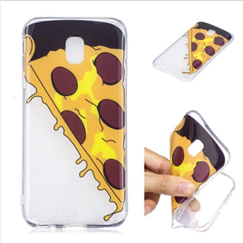 Cover Hoesje Samsung Galaxy J3 2017 Telefoonhoesje Hete Pizza