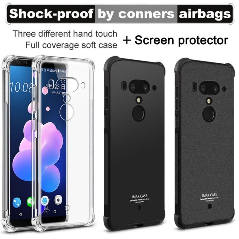 Cover Hoesje HTC U12 Plus Transparant Telefoonhoesje Imak Huidgevoel