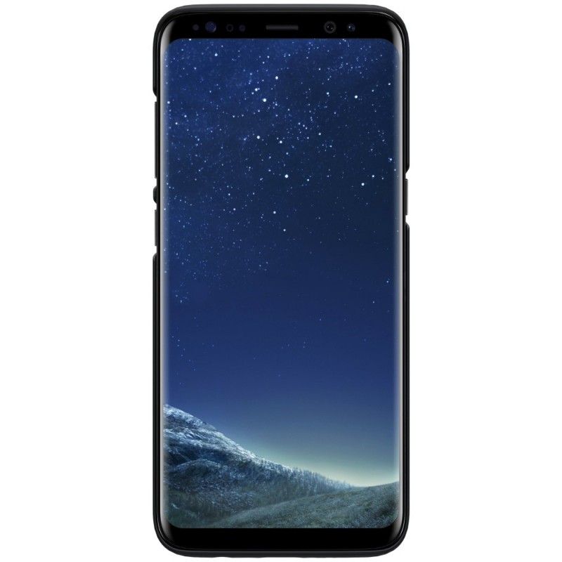 Hoesje voor Samsung Galaxy S8 Plus Zwart Stijve Frosted Nillkin