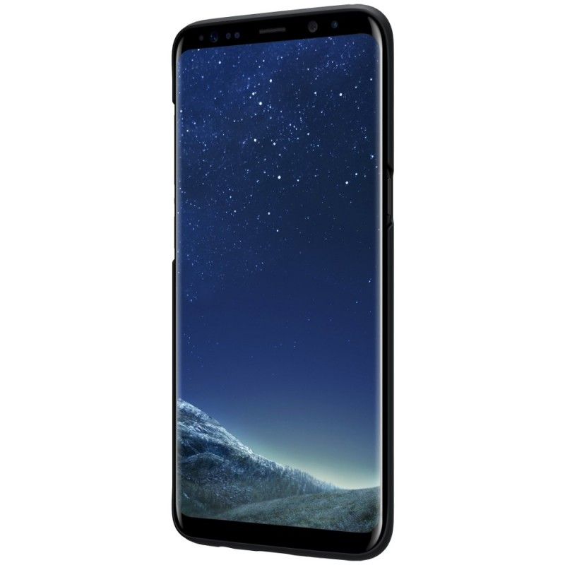 Hoesje voor Samsung Galaxy S8 Plus Zwart Stijve Frosted Nillkin