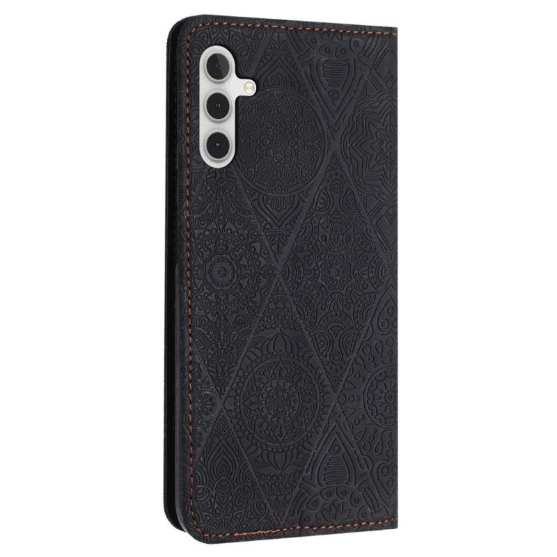 Folio-hoesje Samsung Galaxy S24 5g Tapestry-stijl Met Riem