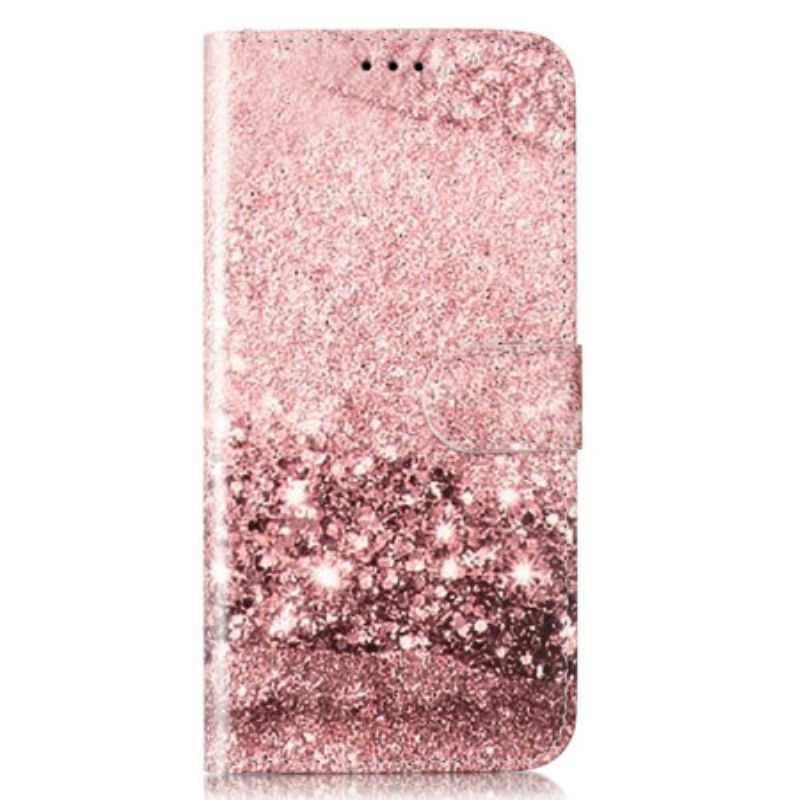 Folio-hoesje Samsung Galaxy S24 5g Telefoonhoesje Goud-rose Marmer