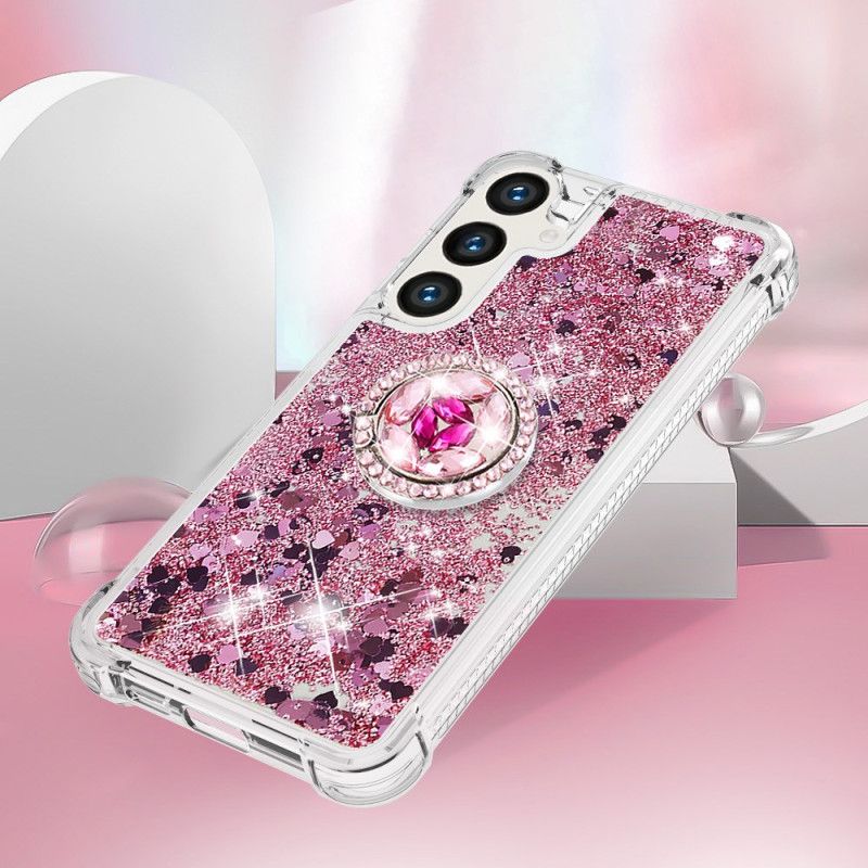 Hoesje Samsung Galaxy S24 5g Met Glittersteunring