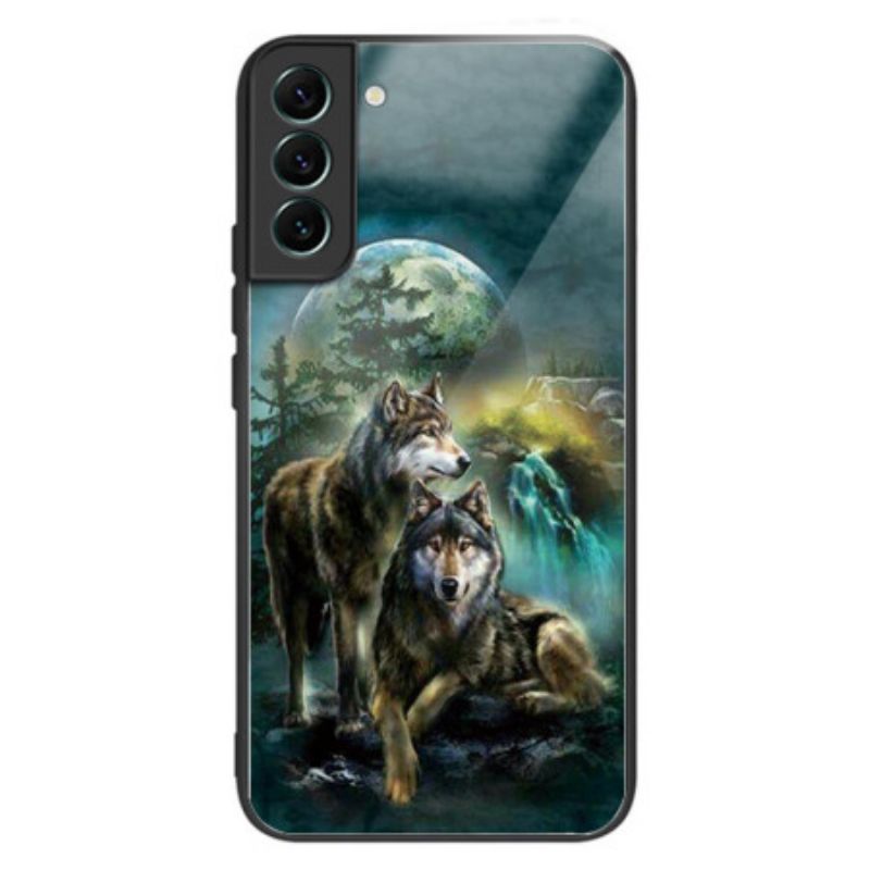 Hoesje Samsung Galaxy S24 5g Wolven Van Gehard Glas