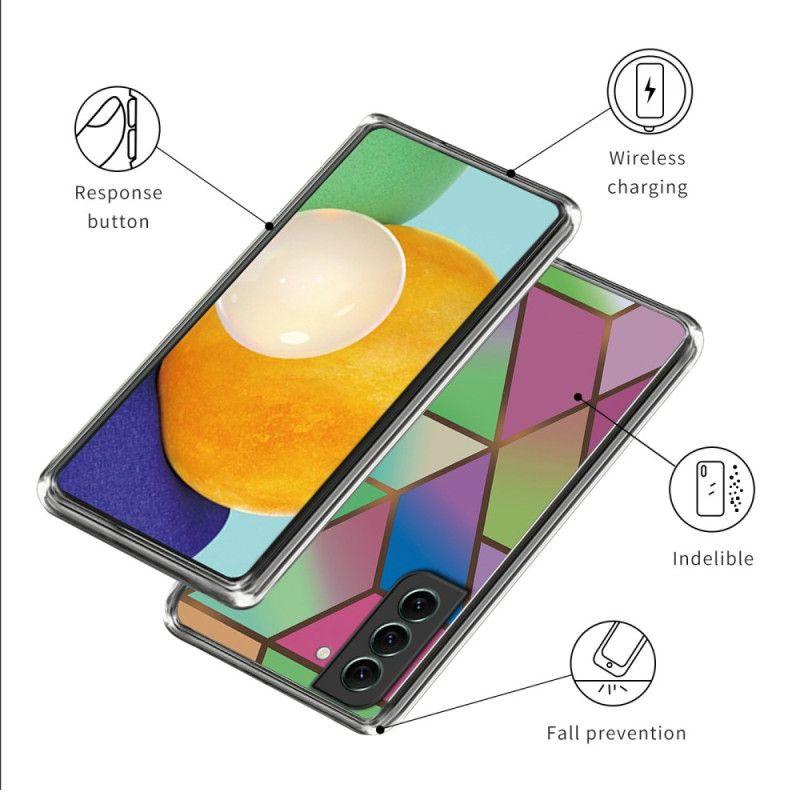 Hoesje Voor Samsung Galaxy S24 5g Abstract Marmerpatroon