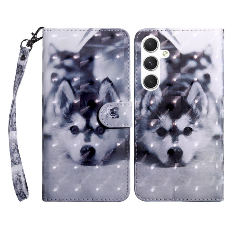 Leren Hoesje Samsung Galaxy S24 5g Husky Met Riem