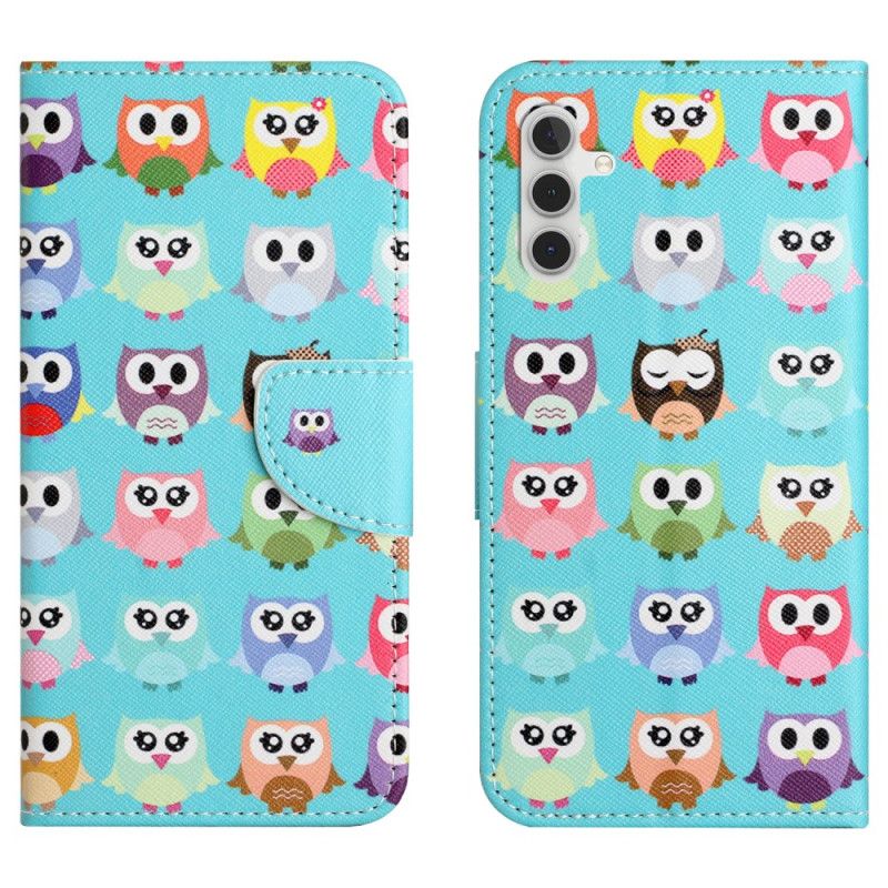 Leren Hoesje Voor Samsung Galaxy S24 5g Uilenstam