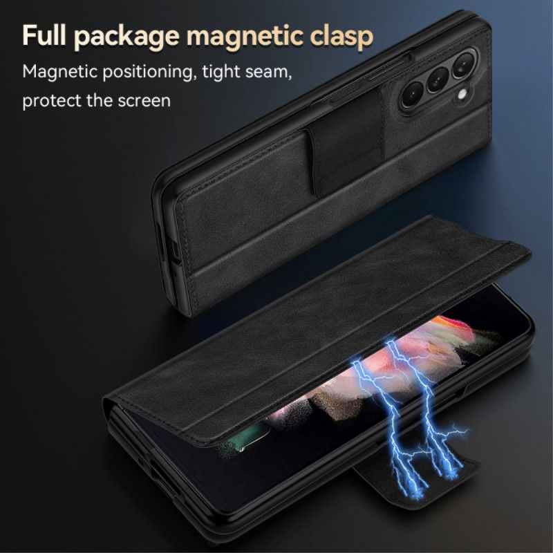 Cover Voor Samsung Galaxy Z Fold 6 Kunstleer Sulada