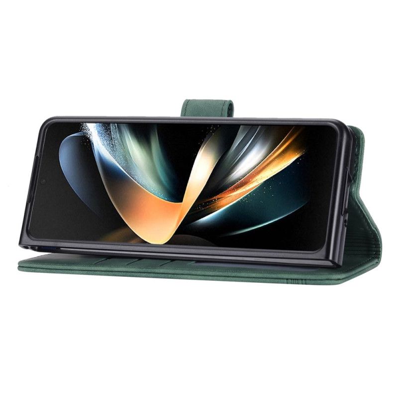 Flip Case Leren Samsung Galaxy Z Fold 6 Dierfeng