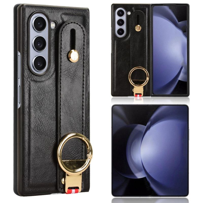 Hoesje Samsung Galaxy Z Fold 6 Riem En Flesopener Bescherming Hoesje