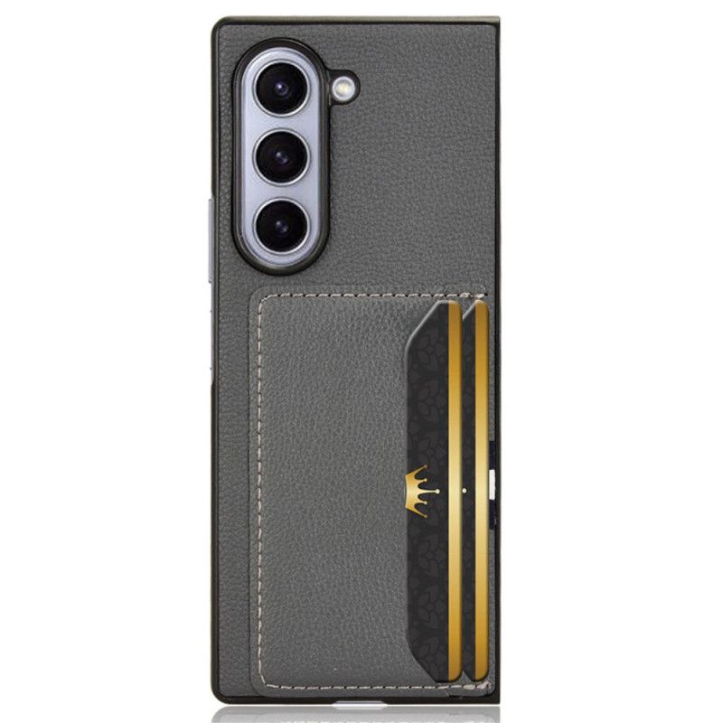 Hoesje Voor Samsung Galaxy Z Fold 6 Driekleurige Kaarthouder