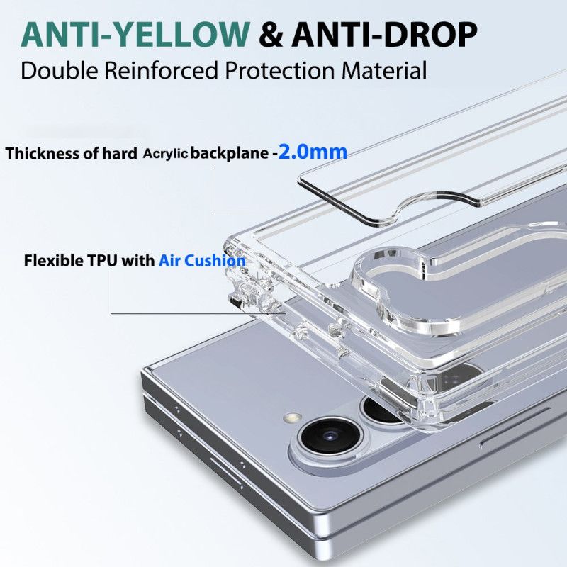 Hoesje Voor Samsung Galaxy Z Fold 6 Transparant Antikras