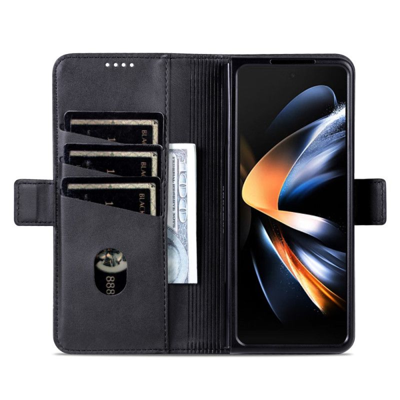 Leren Hoesje Samsung Galaxy Z Fold 6 Azns Bescherming Hoesje