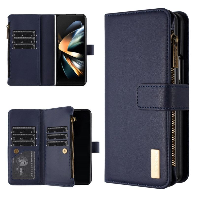 Leren Hoesje Voor Samsung Galaxy Z Fold 6 Binfen-portemonnee