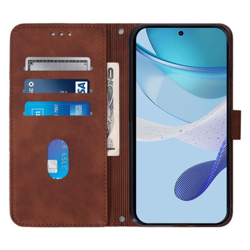 Leren Hoesje Voor Samsung Galaxy Z Fold 6 Riemdriehoeken