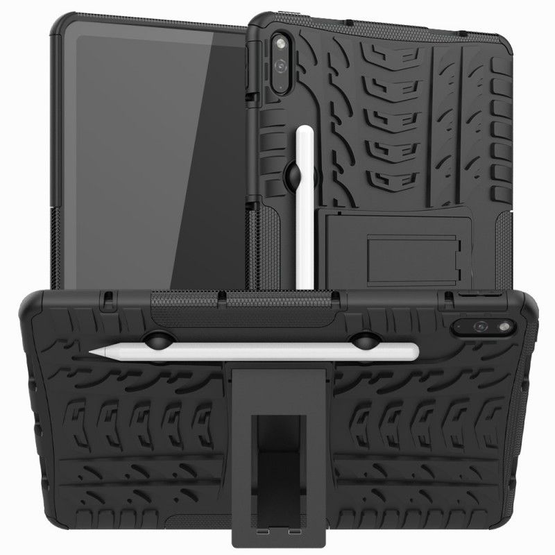 Case Hoesje Huawei MatePad Wit Zwart Telefoonhoesje Ultrabestendige Premium