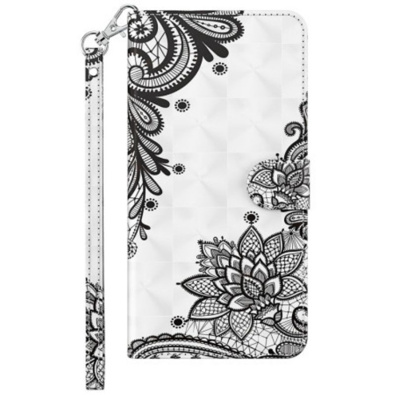 Folio-hoesje voor Samsung Galaxy S23 5G Met Ketting Kant Met Bandjes