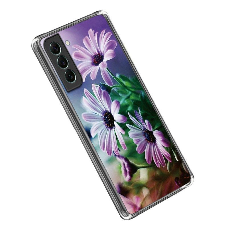 Hoesje voor Samsung Galaxy S23 5G Bloemen Siliconen