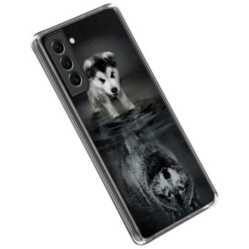 Telefoonhoesje voor Samsung Galaxy S23 5G Puppy-droom