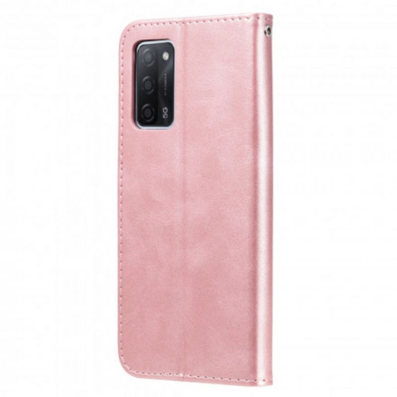 Leren Hoesje Voor Oppo A16 / A16s Vintage Portemonnee