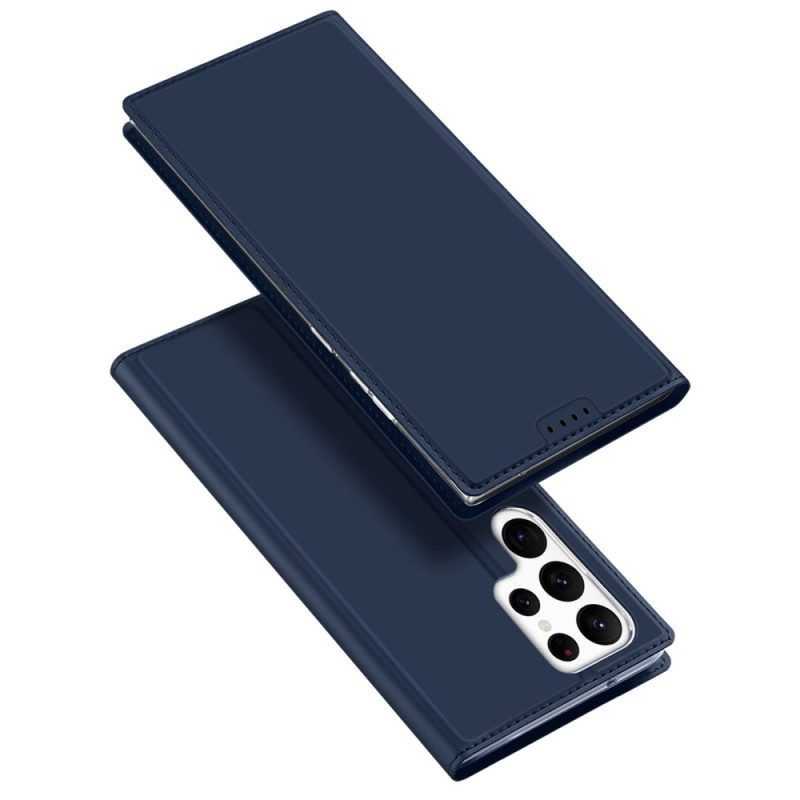 Bescherming Hoesje voor Samsung Galaxy S23 Ultra 5G Folio-hoesje Skin Pro-serie Dux Ducis