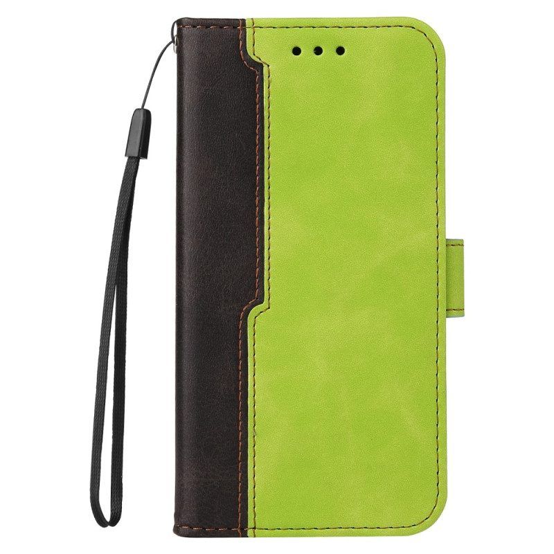 Folio-hoesje voor Samsung Galaxy S23 Ultra 5G Twee Toon