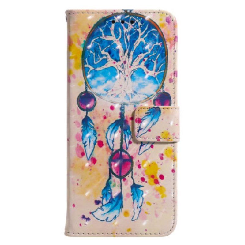 Folio-hoesje voor iPhone 14 Pro Max Aquarel Dromenvanger