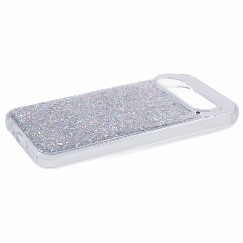 Case Hoesje Google Pixel 9 Pro Telefoonhoesje Glitter-ontwerp