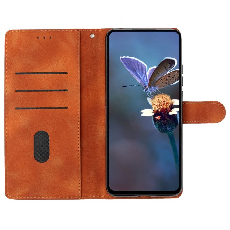 Leren Hoesje Voor Google Pixel 9 Pro Bloemensuède-effect