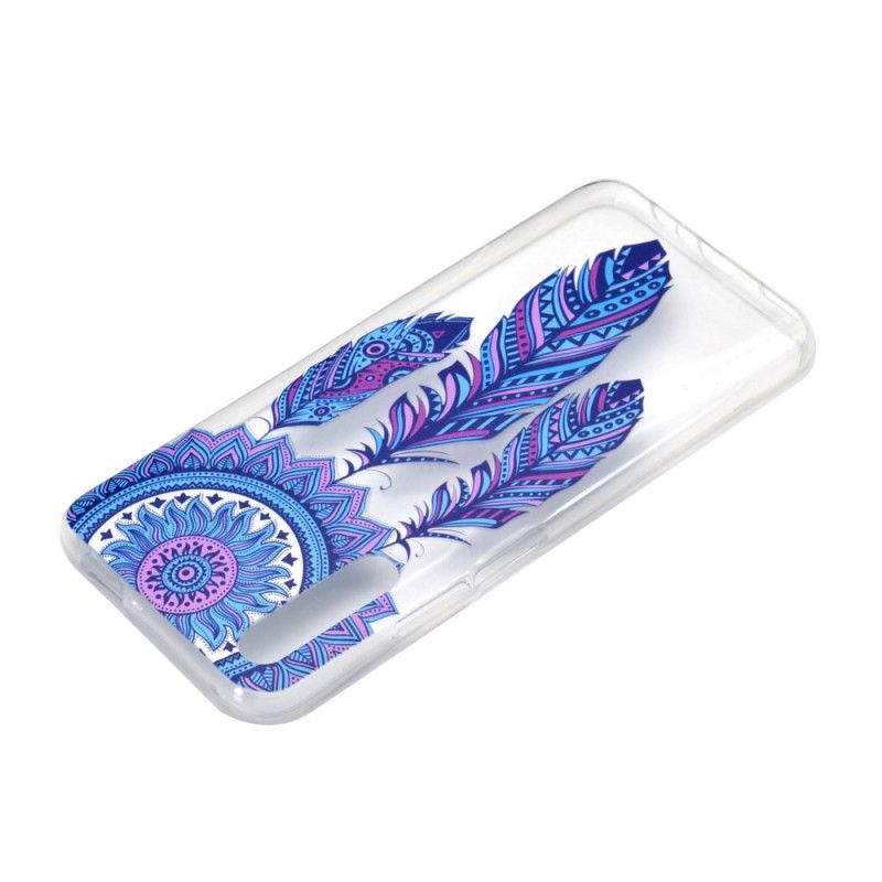 Cover Hoesje Honor 9X Pro Telefoonhoesje Dromenvanger Blauwe Veren