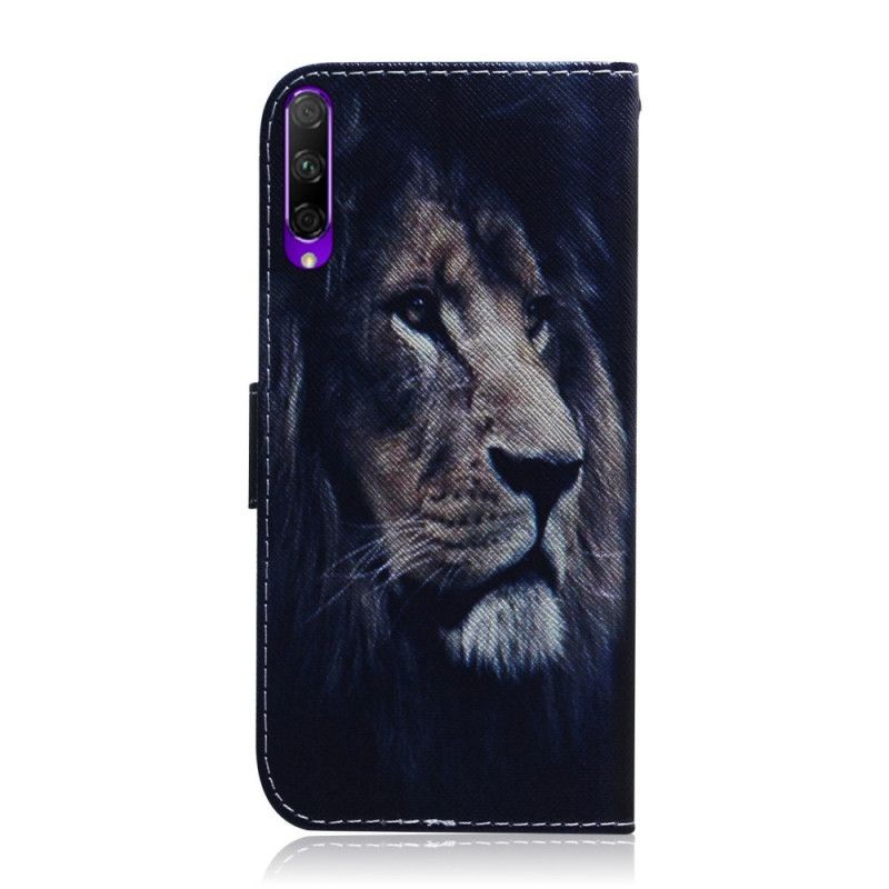 Flip Case Leren Honor 9X Pro Dromende Leeuw