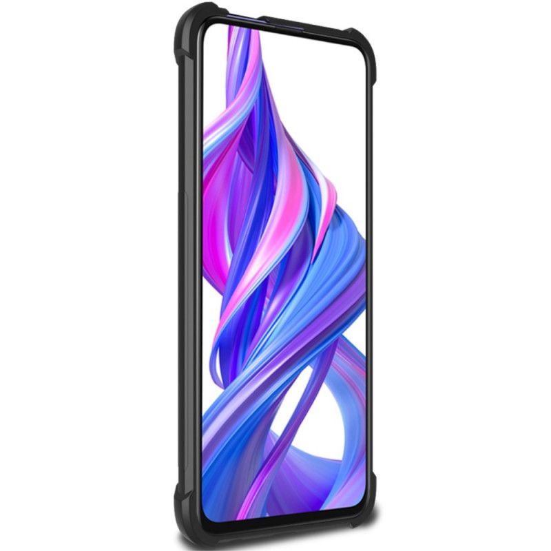 Hoesje Honor 9X Pro Grijs Zwart Imak Huidgevoel